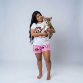 Pijamas Personalizadas Mascota Mujer Short
