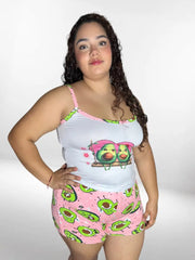 Pijama Short Coquette Estampado XL