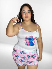 Pijama Short Coquette Estampado XL