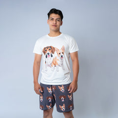 Pijama Mascota Hombre - Pantaloneta