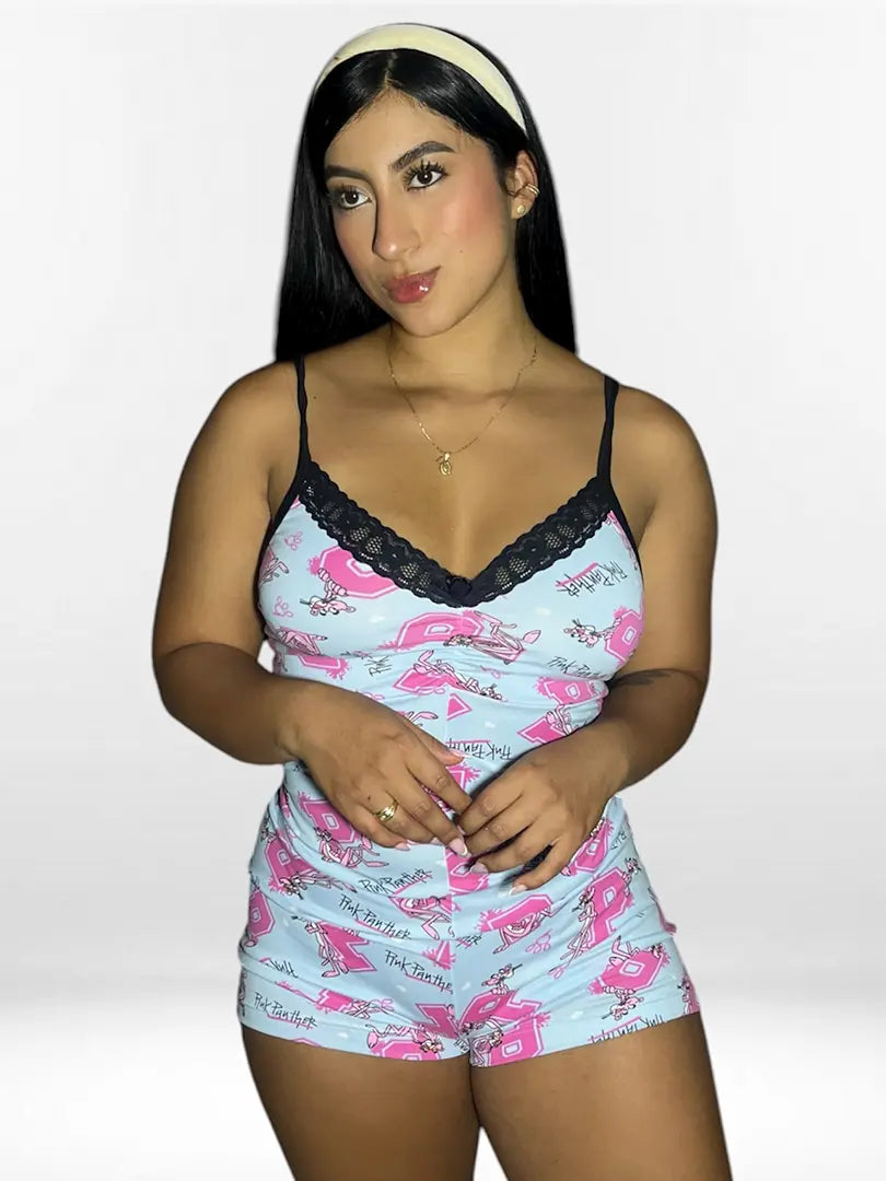 Pijama Enterizo Encaje